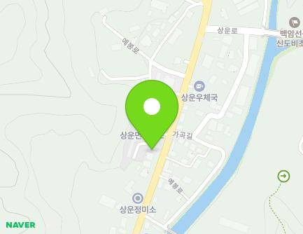 경상북도 봉화군 상운면 예봉로 1277-2 (해성한약국) 지도