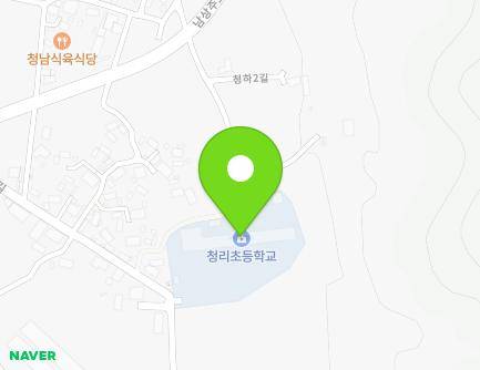 경상북도 상주시 청리면 청하2길 39 (청리초등학교) 지도