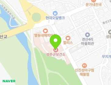 경상북도 성주군 성주읍 성밖숲길 12 (성주군보건소,건강증진센터) 지도