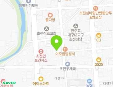 경상북도 성주군 초전면 대장1길 31 (초전어린이집) 지도