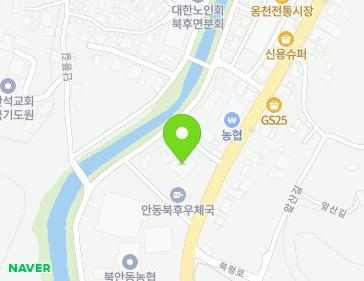 경상북도 안동시 북후면 북평로 847 지도