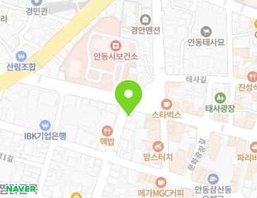 경상북도 안동시 서동문로 170 (삼산동) 지도