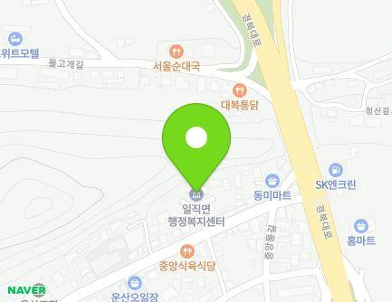 경상북도 안동시 일직면 중앙통길 12 (일직면행정복지센터) 지도