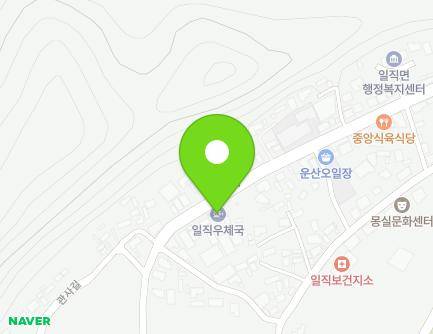 경상북도 안동시 일직면 중앙통길 31 (일직우체국) 지도