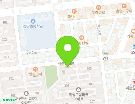 경상북도 안동시 강남1길 102 (정하동, 화성드림파크) 지도