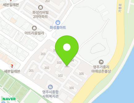 경상북도 영주시 대학로 130 (가흥동, 가흥주공임대아파트) 지도