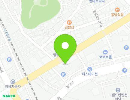 경상북도 영주시 중앙로 48 (영주동, 휘센) 지도