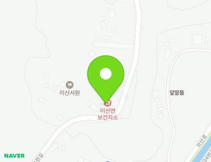 경상북도 영주시 이산면 이산로621번길 31 (이산면보건지소) 지도