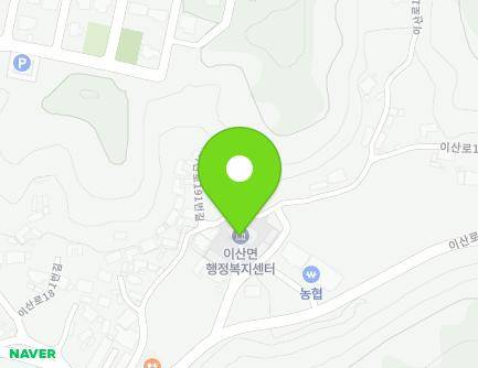 경상북도 영주시 이산면 이산로 201 (이산면행정복지센터) 지도