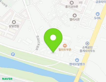 경상북도 영주시 풍기읍 남원로 12 지도