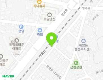 경상북도 영주시 영주로278번길 30 (하망동) 지도