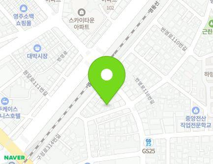 경상북도 영주시 번영로109번길 8 (하망동) 지도