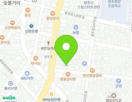 경상북도 영주시 중앙로106번길 7 (하망동, 희래원식당) 지도