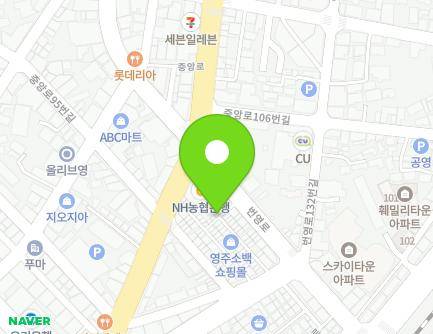 경상북도 영주시 중앙로98번길 7-6 (하망동, 나경패션) 지도