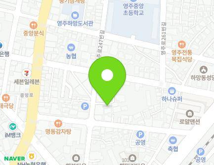 경상북도 영주시 영주로248번길 11-6 (하망동, 다정칼국수) 지도