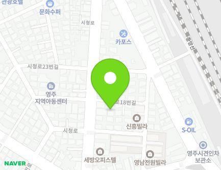 경상북도 영주시 시청로18번길 6 (휴천동, 골드캐슬) 지도