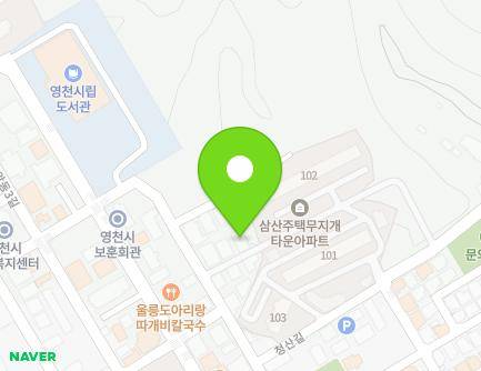 경상북도 영천시 중앙동2길 42-2 (문외동, 하은파크) 지도