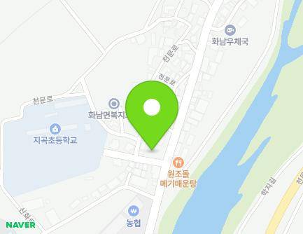경상북도 영천시 화남면 천문로 1599 (화남파출소) 지도