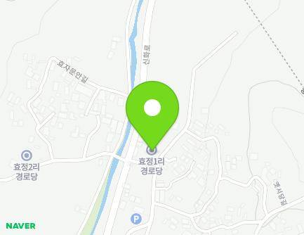 경상북도 영천시 화산면 옛서당길 74 (효정1리경로당) 지도