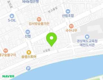 경상북도 예천군 예천읍 시장로 70-23 (산호빌라) 지도