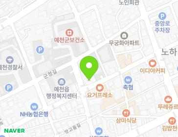 경상북도 예천군 예천읍 효자로 87 (국민은행예천지점) 지도