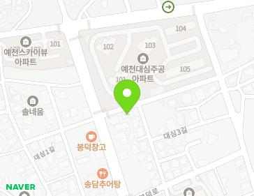 경상북도 예천군 예천읍 봉덕로 50-2 (주공빌라) 지도
