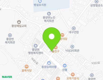 경상북도 예천군 풍양면 낙상1길 62 (호수다방) 지도