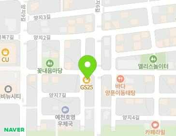 경상북도 예천군 호명읍 양지1길 23 (도예주택) 지도