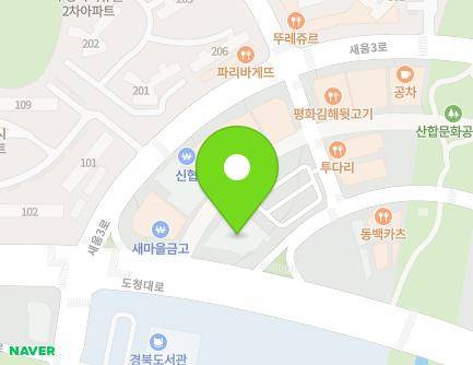 경상북도 예천군 호명읍 도청대로 201 (대구은행) 지도