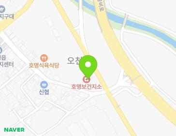 경상북도 예천군 호명읍 오천길 23 (호명보건지소) 지도