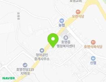 경상북도 예천군 호명읍 호명로 540 (호명어린이집) 지도