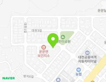 경상북도 청도군 운문면 대천2길 13 (운문면보건지소,복지회관) 지도