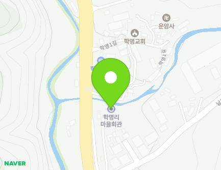 경상북도 칠곡군 동명면 남원로 3-14 (학명리마을회관) 지도