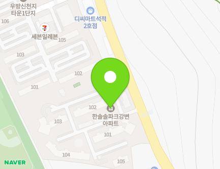경상북도 칠곡군 석적읍 석적로 905 (한솔솔파크강변아파트) 지도