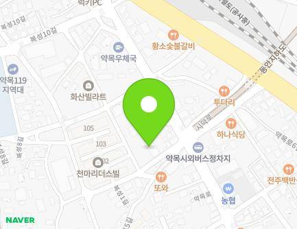 경상북도 칠곡군 약목면 약목로 95-6 (비룡아파트) 지도