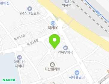 경상북도 칠곡군 약목면 복성1길 54 (약목제일교회) 지도
