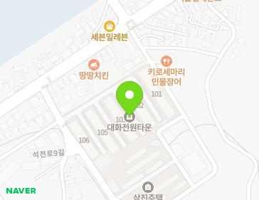 경상북도 칠곡군 왜관읍 석전로9길 7 (대화주택) 지도