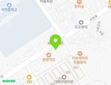 경상북도 칠곡군 왜관읍 석전로 128-1 지도