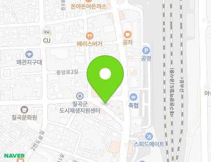 경상북도 칠곡군 왜관읍 중앙로10길 7-3 (칠곡노인학교) 지도