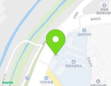 경상북도 포항시 남구 동해안로 6041 (청림동, 청림지구대) 지도