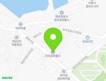 경상북도 포항시 남구 호미곶면 해맞이로 160 (대보파출소) 지도