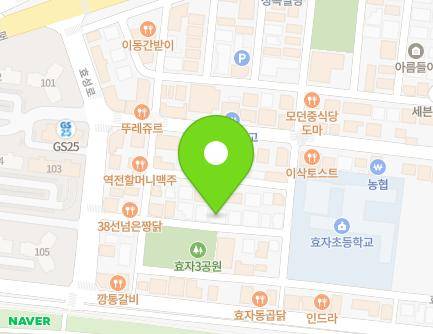 경상북도 포항시 남구 효성로30번길 18-12 (효자동, 민들레) 지도