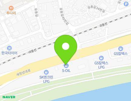 경상북도 포항시 남구 새천년대로 206 (효자동, 효문주유소(S-oil)) 지도