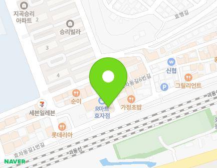 경상북도 포항시 남구 효자동길 1 (효자동) 지도