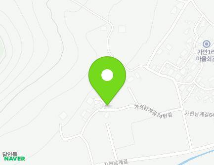 경상북도 포항시 북구 기계면 가천남계길 92-15 지도