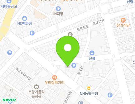 경상북도 포항시 북구 중앙로245번길 15 (죽도동, 시티병원) 지도