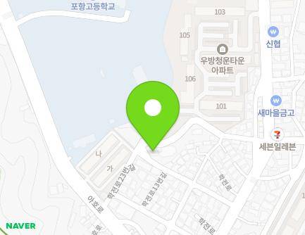 경상북도 포항시 북구 학전로23번길 17 (학산동, 태성원룸) 지도
