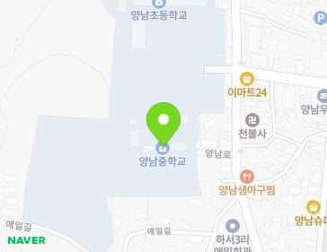 경상북도 경주시 양남면 양남로 325-3 (양남중학교) 지도