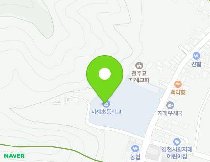 경상북도 김천시 지례면 장터길 15 (지례초등학교) 지도