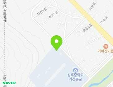 경상북도 성주군 가천면 창천5길 13 (성주중학교가천분교장) 지도